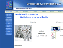 Tablet Screenshot of betriebssportverband-berlin.de